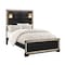Global Furniture Usa Traditional Glam Glitter Blake Black Full Bed With Lamps 3168 - alternate 2